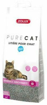 Podestýlka PURECAT scented absorbent 20l – Vonné stelivo s vysokou absorpcí, balení 20 l.