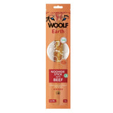 WOOLF pochoutka Earth NOOHIDE XL Stick with Beef 85g - Hovězí pamlsek pro větší psy, podporující zdraví jejich kloubů a zubů.