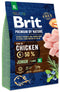 Brit Premium Dog by Nature Junior XL 3kg - Kompletní krmivo pro mladé psy velkých plemen, podpora růstu.