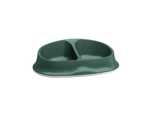 Miska plast, dvojmiska SMART, 2x250 ml, zelená, Zolux, praktická miska pro domácí mazlíčky.