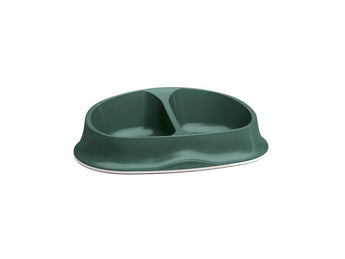 Miska plast, dvojmiska SMART, 2x250 ml, zelená, Zolux, praktická miska pro domácí mazlíčky.