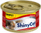 GimPet ShinyCat kuře 2 x 70 g – Lahodné krmivo pro kočky s kuřecím masem, balení 2 x 70g.