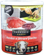 Topstein Hovězí s játry v plechu 800g
