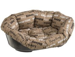 Polštář SOFA 2 bavlna města 52x39xh21cm - Malý polštář pro psy vyrobený z kvalitní bavlny pro pohodlný odpočinek.