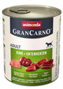 Animonda GranCarno konz. Adult Hovězí & Kachní srdce 800g
