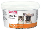 Beaphar Junior Cal, minerální-vitamínový, pes, kočka, plv, 200 g, podpora růstu.