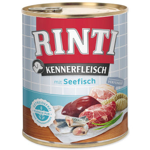 Rinti Dog Kennerfleisch konzerva mořská ryba 800g - Konzerva s mořskou rybou pro zdraví plic a srsti.