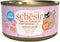 Schesir Cat Kitten Wholefood kuře losos 70 g – Konzerva s kuřetem a lososem pro koťata, balení 70 g.