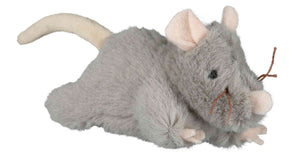 Hračka kočka Myš šedá plyšová robustní 15cm