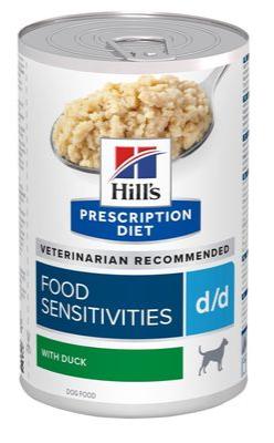 Hill's Can. PD D/D Food Sensitiv. Duck&Rice 370g