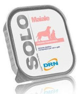 SOLO Maiale 100% (vepřové) vanička 100g - Vepřové maso jako výborný zdroj bílkovin pro kočky a psy, ideální pro každodenní stravu.