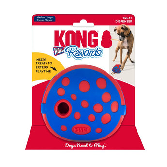 Kong hračka pro psy odměňující Wally Kruuse, červená, interaktivní hračka pro psy na pamlsky.