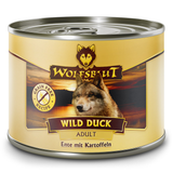 Konzerva Wolfsblut Dog Adult Wild Duck s kachním masem pro dospělé psy, 200 g.
