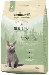 Chicopee CNL CAT JUNIOR New Life Chicken 1,5kg – Kompletní krmivo pro koťata s kuřecím masem, balení 1,5kg.