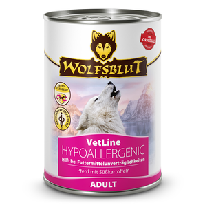 Konzerva Wolfsblut Dog VetLine Hypoallergenic pro psy s alergiemi, 395 g.