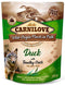 Carnilove Dog Pouch Paté Duck & Timothy Grass 300g - paštika s kachnou a srha říznačkou, podpora trávení.