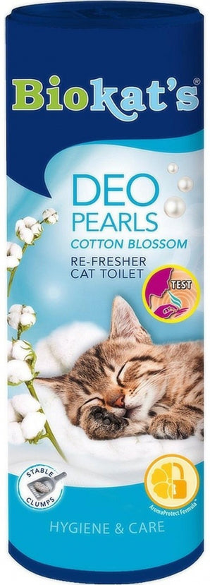 BIOKATS osvezovac WC cotton blossom 700g – Osvěžovač pro WC s vůní květů bavlníku, 700 g.