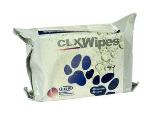 Clorexyderm wipes, dezinfekční ubrousky, 40 ks, pro hygienu srsti a kůže.