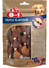 Pochoutka 8in1 Triple Flavour Wings (6ks) – Pochoutka pro psy ve tvaru křídel, balení 6ks