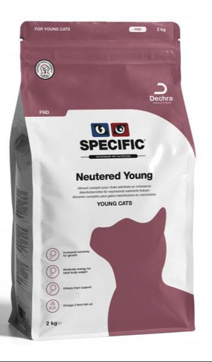 Krmivo pro mladé kastrované kočky Specific FND Neutered Young 2kg