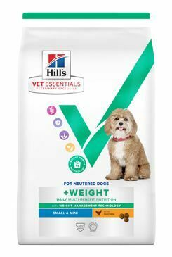 Hill's Can. VE Adult MB Weight Small&Mini Chicken 6kg – krmivo pro dospělé psy malých plemen s kontrolou hmotnosti, příchuť kuře, balení 6 kg.