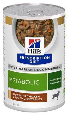 Hill's Can. PD Metabolic Weight Loss Chicken&Veggie 354g