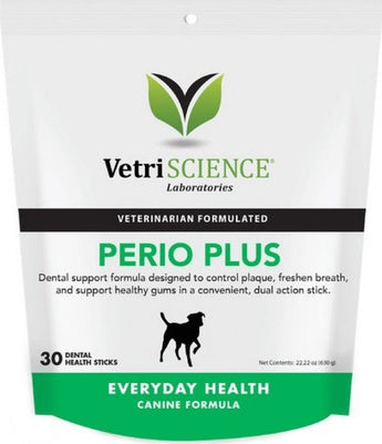 VetriScience Perio Plus Stix, dentální tyčinky, 30 ks, péče o zuby psů.