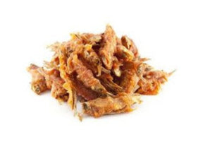 WANT Dog poch. Rybička omot. kuřecím masem 250g - Rybí pamlsky omotané kuřecím masem, podporující zdraví pleti a trávicího systému.