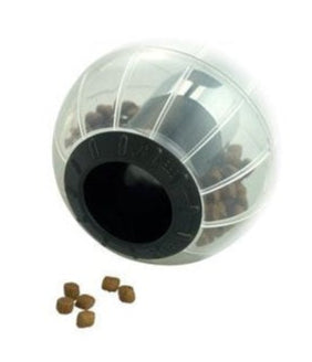 Hračka kočka CATRINE Catmosphere treat ball černá - zábavná hračka pro kočky s funkcí odměny, která podporuje jejich duševní stimulaci.