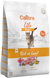 Calibra Life Adult Lamb 6 kg - Kompletní krmivo pro dospělé kočky s jehněčím masem. Balení 6 kg.