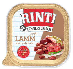 Rinti Dog Kennerfleisch vanička jehně 300g - Vanička s jehněčím pro zdravou výživu.