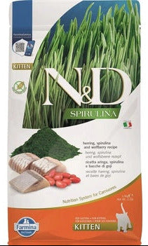 N&D Kitten Spirulina Herring Wolfberry 1,5kg