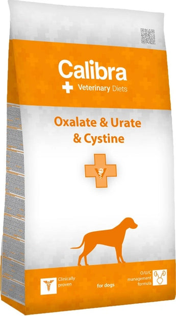 Calibra VD Dog Oxalate&Urate&Cystine, 2 kg, dieta pro psy s rizikem močových kamenů.