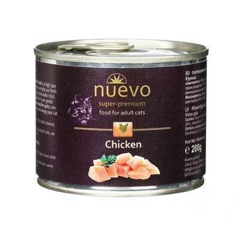 Nuevo kočka Adult Kuře 200 g – Krmivo pro kočky s kuřecím masem, balení 200 g.