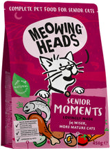 Meowing Heads Senior Moments 450 g – Krmivo pro starší kočky, balení 450 g.