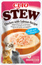 Churu Cat CIAO Stew Chicken with Salmon Recipe 40 g – Konzerva pro kočky s kuřetem a lososem, balení 40 g.