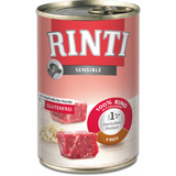 Rinti Dog Sensible konzerva hovězí+rýže 400g - Konzerva s hovězím a rýží pro zdraví psů.