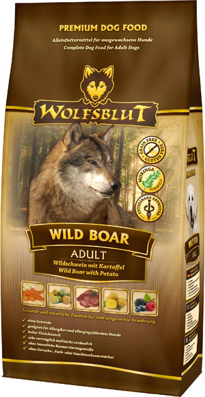 Granule Wolfsblut Dog Adult Wild Boar s divočákem pro dospělé psy, 12,5 kg.