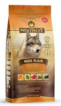 Granule Wolfsblut Dog Active Wide Plain s vysokým obsahem energie pro aktivní psy, 2 kg.