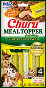 Churu Dog Meal Topper Chicken with Pumpkin Recipe 4x14g