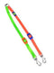 Rozdvojka nylon TWIN Color 10/36 10mm x 25-36cm mix - Barevná rozdvojka pro psy, ideální pro pohodlné venčení více zvířat.