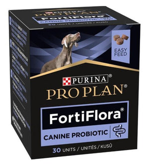 Purina PPVD Canine Fortiflora 30tbl žvýkací - Doplněk stravy pro psy, který podporuje zdraví střevní mikroflóry a imunitní systém.