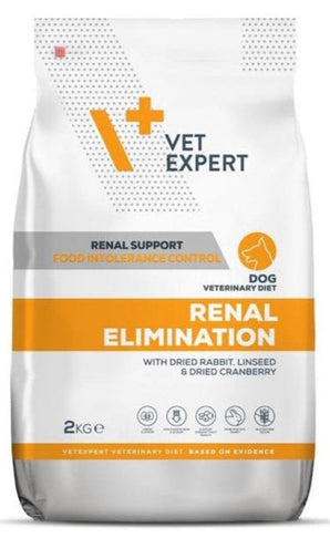 Eliminační dieta VetExpert VD 4T Renal pro psy s onemocněním ledvin, 2 kg.