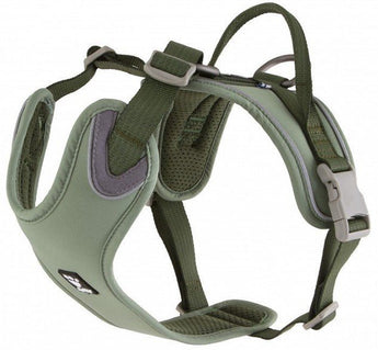 Postroj Hurtta Weekend Warrior ECO zelený 40-45cm - Stylový a pohodlný postroj pro menší psy, vhodný na dlouhé procházky.