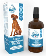 Olej na ekzematickou pokožku pro psy TOPVET 100ml - olej na ekzematickou pokožku pro psy, objem 100ml.