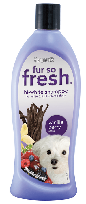 Sergeanťs šampon Fur So Fresh Hi-White pes 532ml - Šampon pro psy pro zvýraznění bílé srsti, zajišťující čistotu a svěžest.