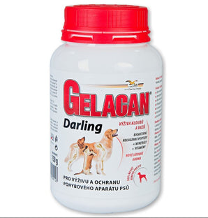 Gelacan Plus Darling, 500 g, doplněk stravy pro klouby psů.
