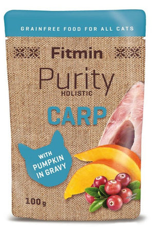 Kapsička Fitmin cat Purity s kaprem a dýní pro kočky, 100 g.