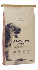 Magnusson Meat&Biscuit Junior 10kg balení suchého krmiva pro mladé psy.