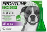 Frontline Combo spot-on pro psy L (20-40 kg) 3x2,68ml – antiparazitární pipety proti blechám, klíšťatům a všenkám.